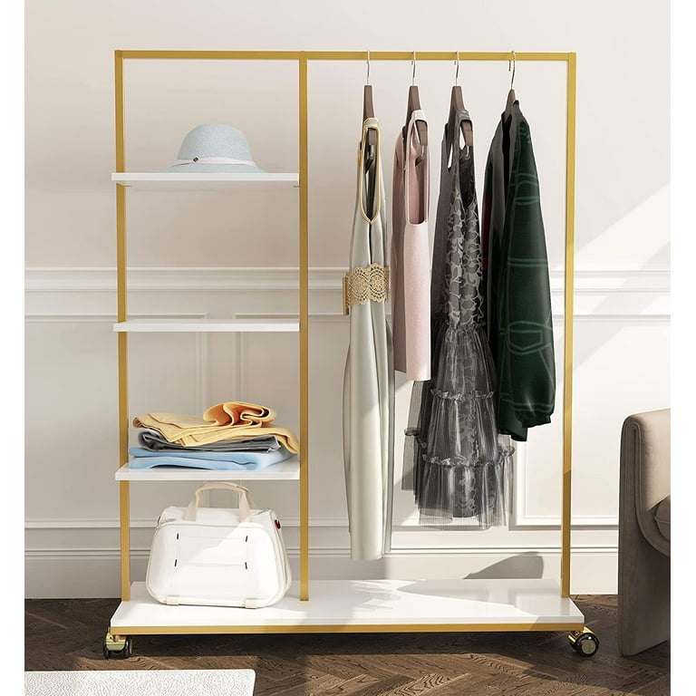 An application scenario or product detail of gold clothing rack - Image 13