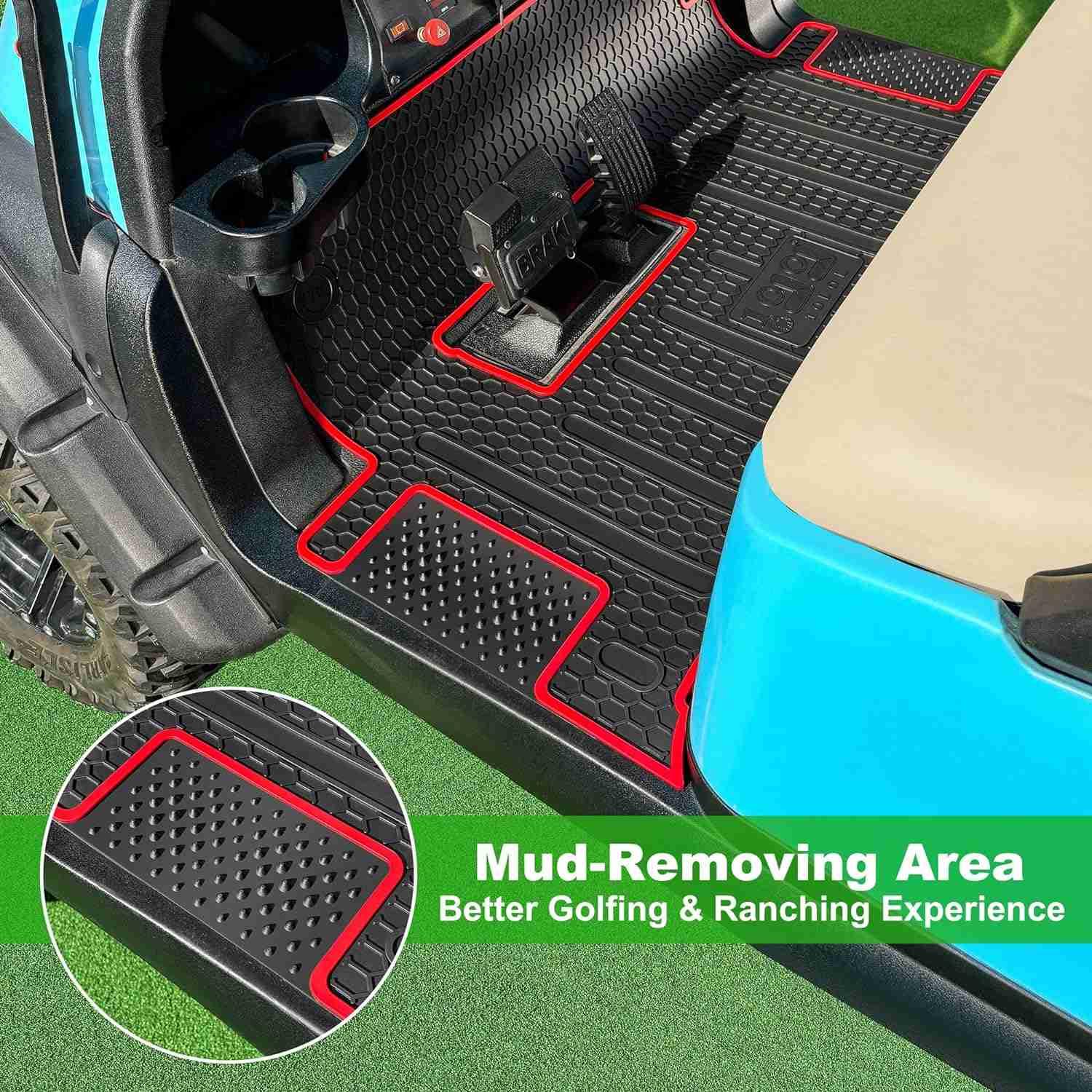 An application scenario or product detail of golf bag cart rubber mat - Image 22