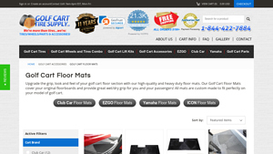 Golf Cart Tire Supply - Custom Floor Mats
