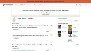 Goodreads - Lionel Messi Quotes