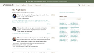 Goodreads - Fake People Quotes