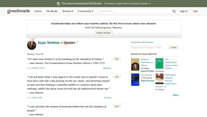 Isaac Newton - Notable Works