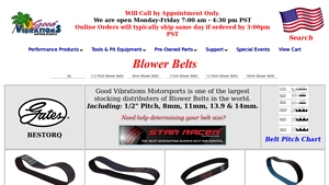 Good Vibrations Motorsports - Blower Belts