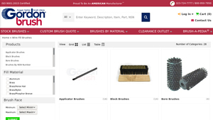 Gordon Brush - Wire Fill Brushes