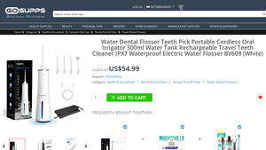 PANGYRNG - Portable Cordless Water Dental Flosser