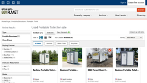 Portable Toilets - Used Units for Sale
