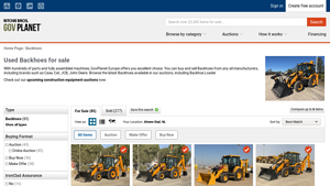 Backhoe Loaders - GovPlanet