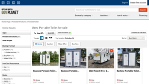 GovPlanet - Portable Toilets