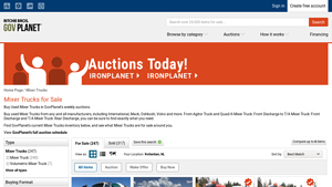 Mixer Trucks - GovPlanet Inventory