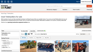 Telehandlers - Used Equipment for Sale