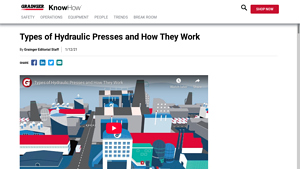 Grainger - Hydraulic Presses