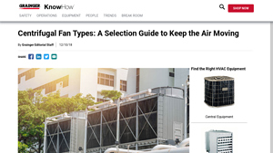 Grainger - Centrifugal Fans