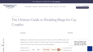 Greenwich Jewelers - Custom Wedding Rings for LGBTQ+ Couples