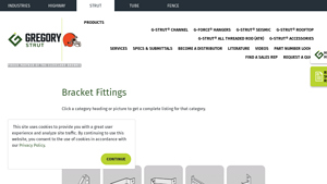 Gregory Corp - Bracket Fittings