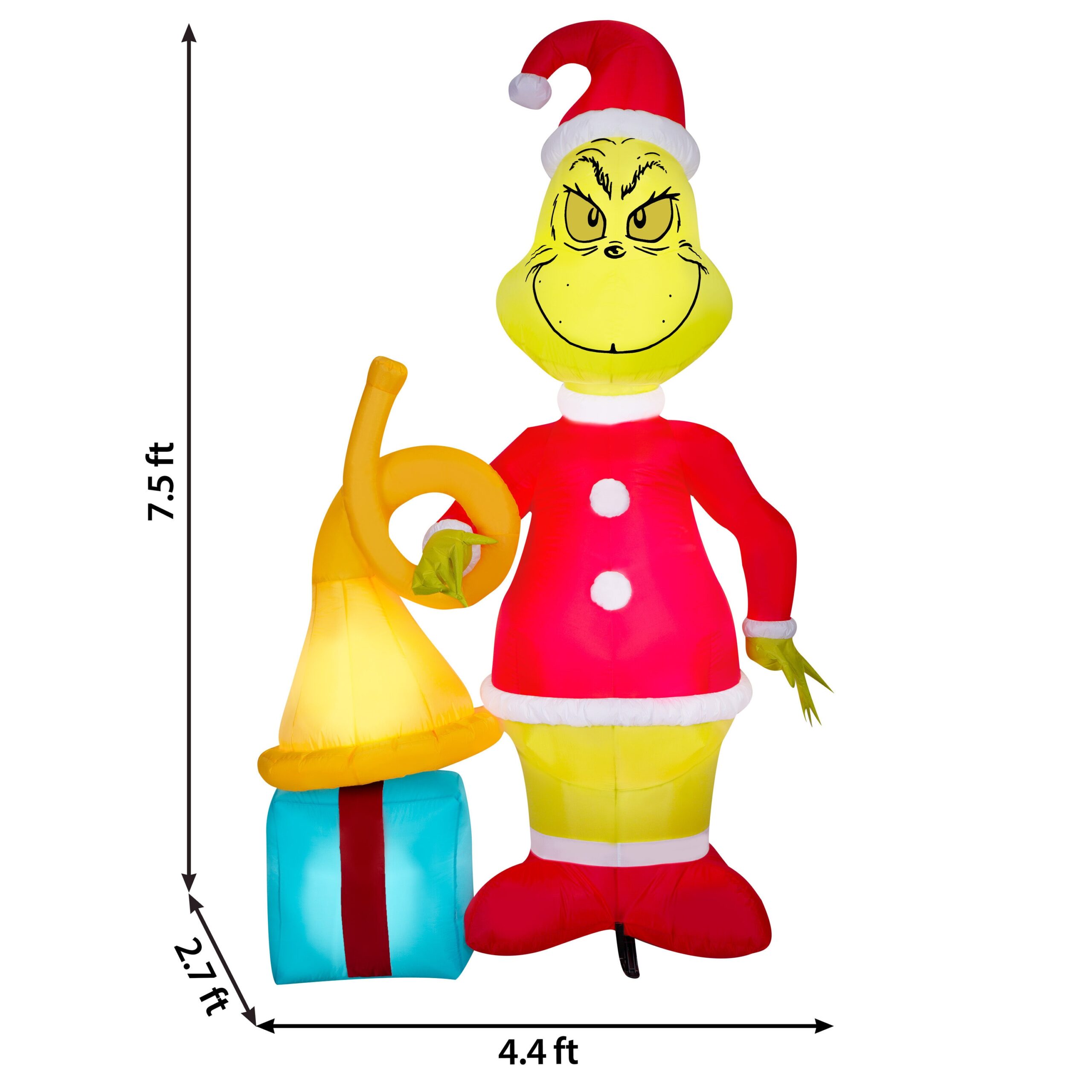 An application scenario or product detail of grinch christmas inflatable - Image 4