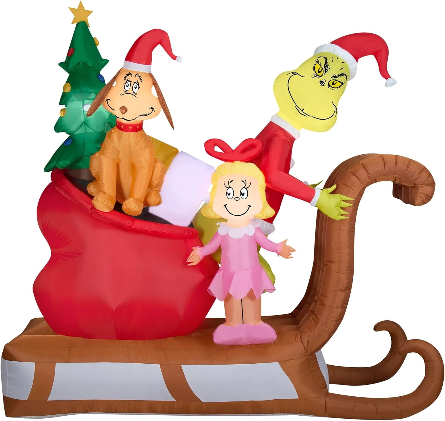 An application scenario or product detail of grinch christmas inflatable - Image 19