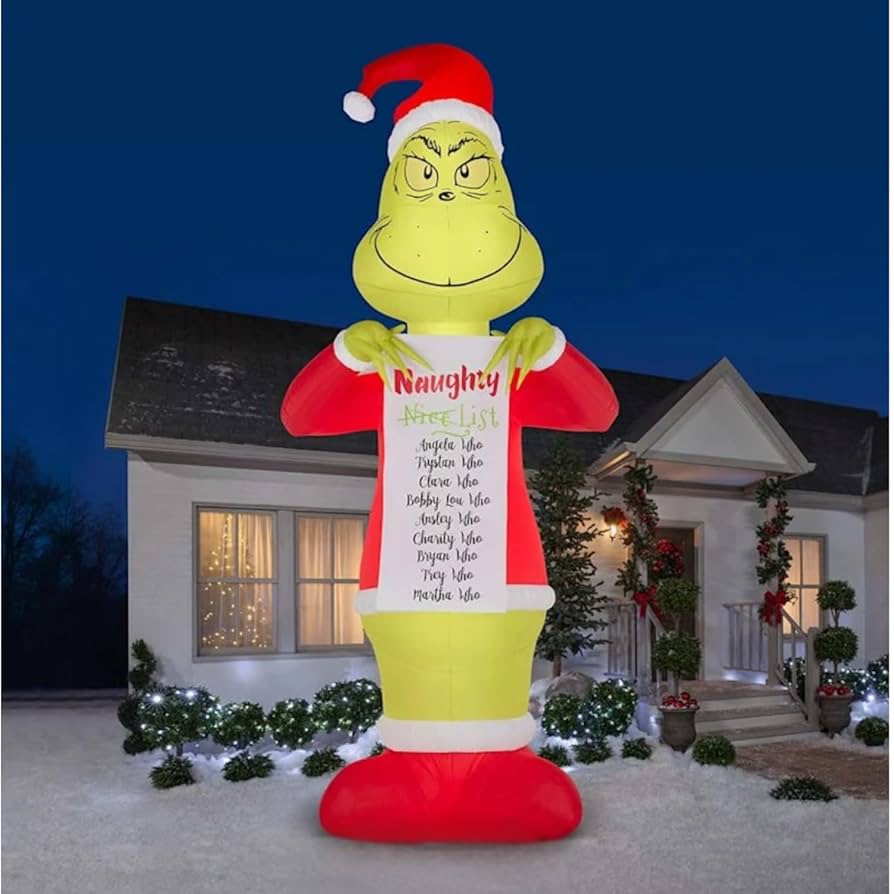 An application scenario or product detail of grinch christmas inflatable - Image 20