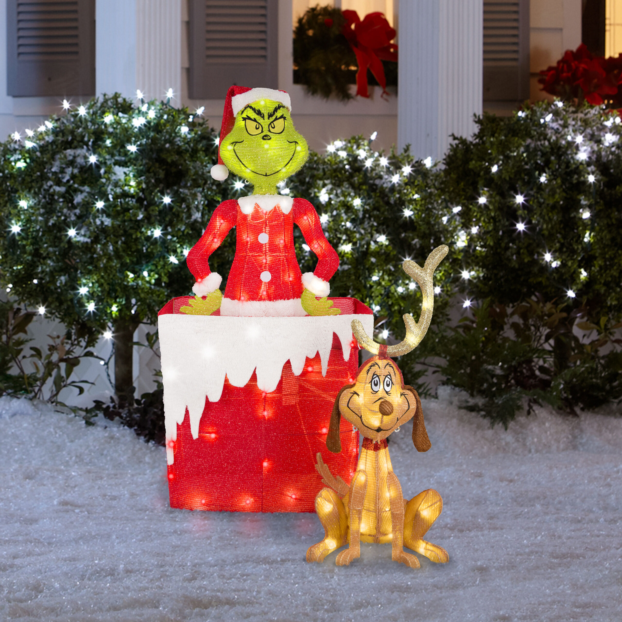 An application scenario or product detail of grinch outdoor decorations - Image 8