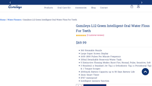Gsmileys - L12 Green Intelligent Oral Water Floss