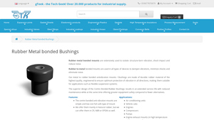 Gteek - Rubber Metal Bonded Bushings & Custom Moulded Polyurethane