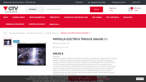 Traulux - Pantalla Eléctrica 300x300 1:1