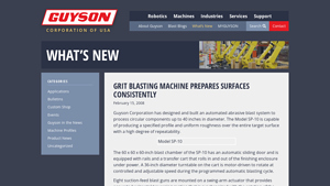 Guyson - Model SP-10 Grit Blasting Machine