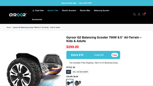 Gyroor - G2 Balancing Scooter