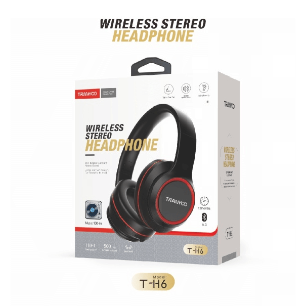 An application scenario or product detail of h6 headphones wireless battery life - Image 8