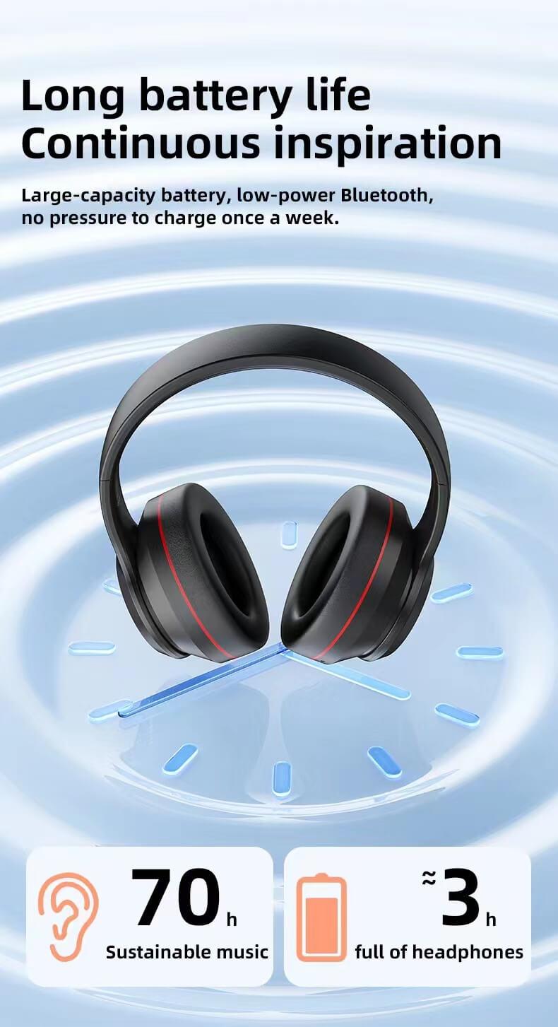 An application scenario or product detail of h6 headphones wireless battery life - Image 12
