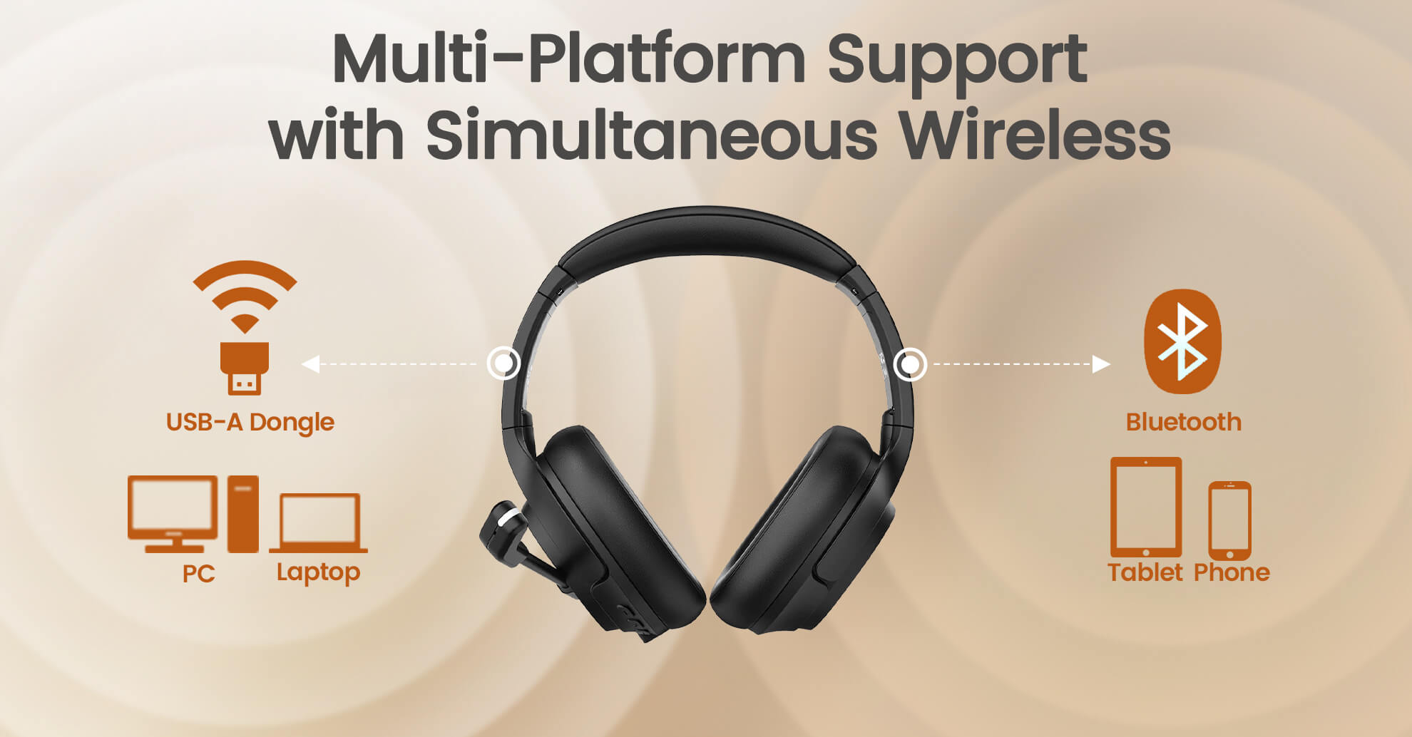 An application scenario or product detail of h6 headphones wireless battery life - Image 19