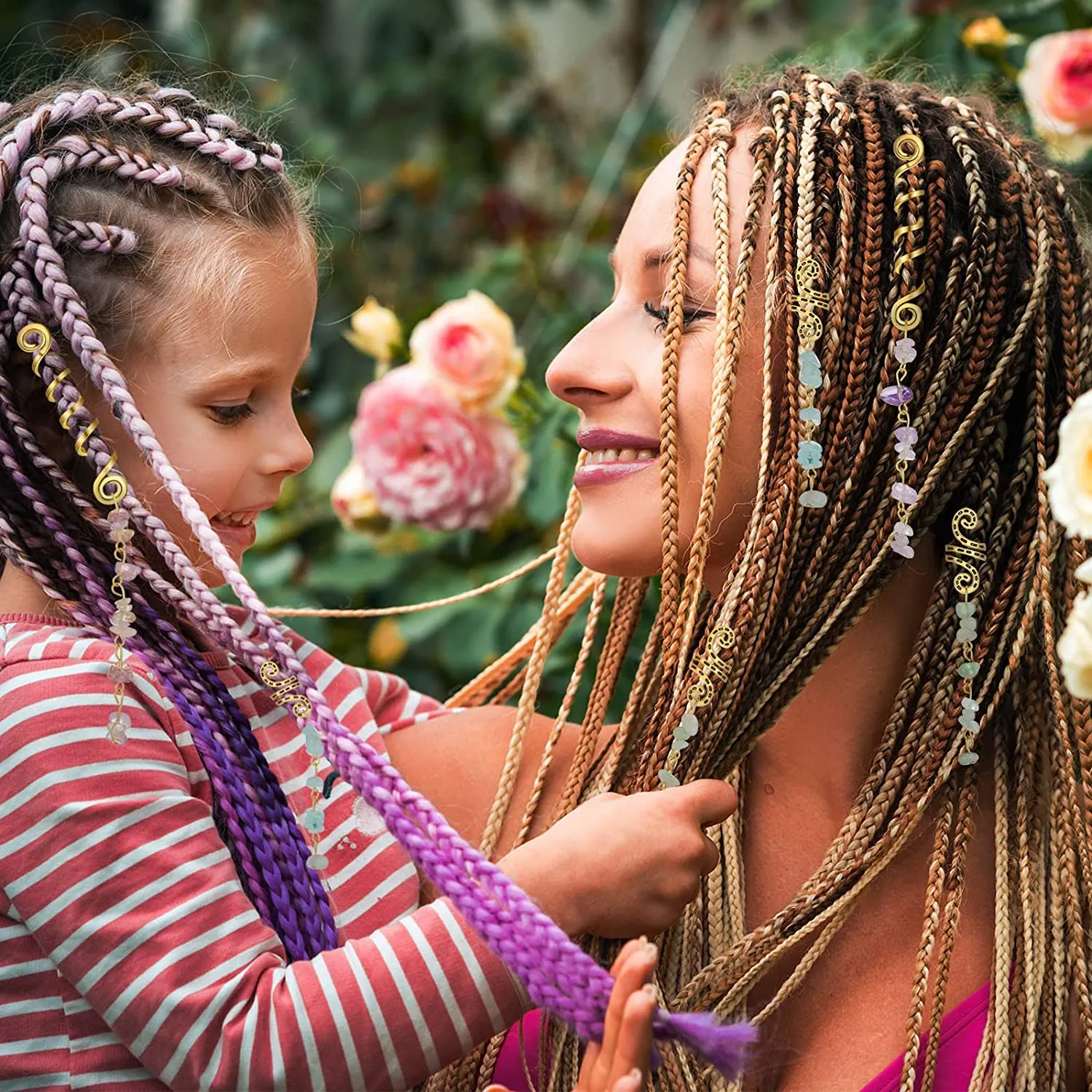 An application scenario or product detail of hair accessories for braids - Image 11