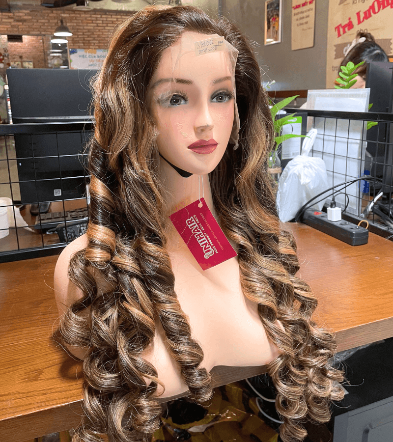 关于 hair wig 的说明性图片