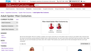 Halloweencostumes - Adult Spider-Man Costumes