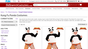 Kung Fu Panda - Key Costumes