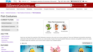 Halloweencostumes.com - Fish Costumes for All Ages
