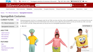 SpongeBob - Key Halloween Costumes