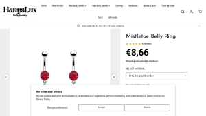 Hanyslux - Mistletoe Belly Ring