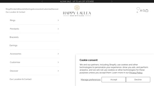 Happy Laulea - Titanium and Tungsten Rings