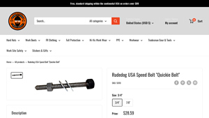Rudedog USA - Speed Bolt 'Quickie Bolt'