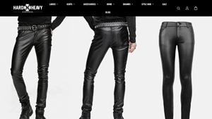 Devil Fashion - Black Skinny Elastic Stretch Tight PU Leather Pants