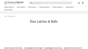 Hardwaresource - Door Latches and Bolts