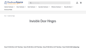Tectus - TE 340 3D for 1-3/4 Thick Doors