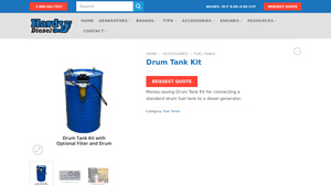 Hardy Diesel - Drum Tank Kit