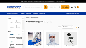 Harmony Cleanroom Supplies - Key Products