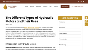 Harvard Filtration - Hydraulic Motors