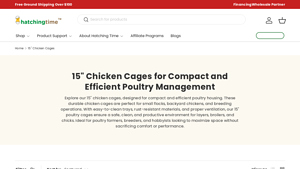 Hatching Time - 15 Chicken Cages