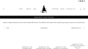 Haunt Cult - Gothic Queen Bed Frame