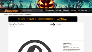 HauntForum - Affordable Foam Pumpkins