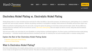 HCS Plating - Electroless Nickel Coating