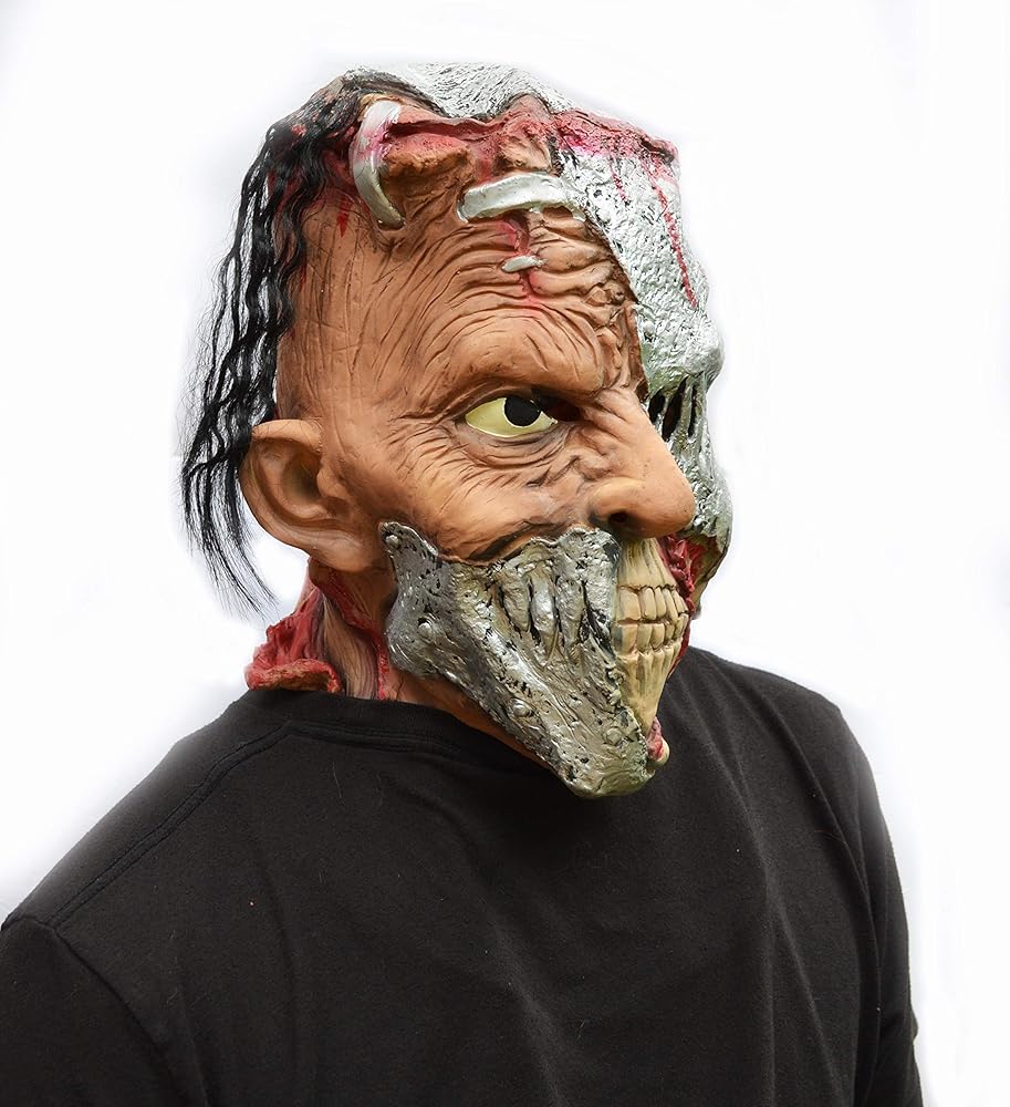 An application scenario or product detail of head armor cyborg mask with a mic - Image 4